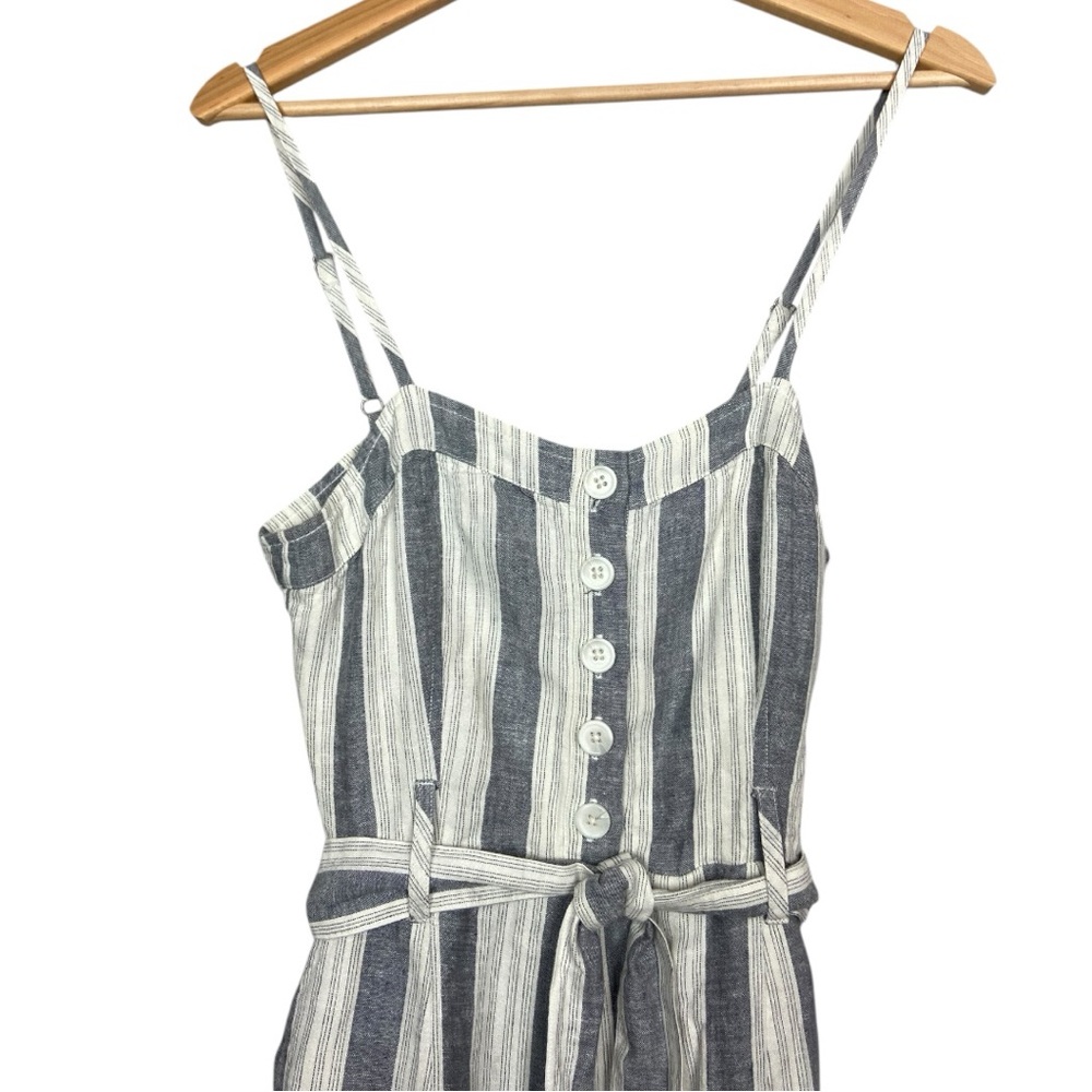 Rails Striped Gray and White Jumpsuit - Picture 6 of 9